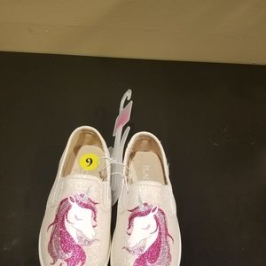 Unicorn slip ons
